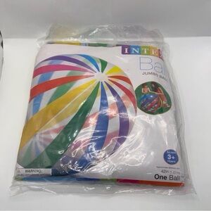 NEW 2016 Intex Ball 42” Striped Jumbo Ball